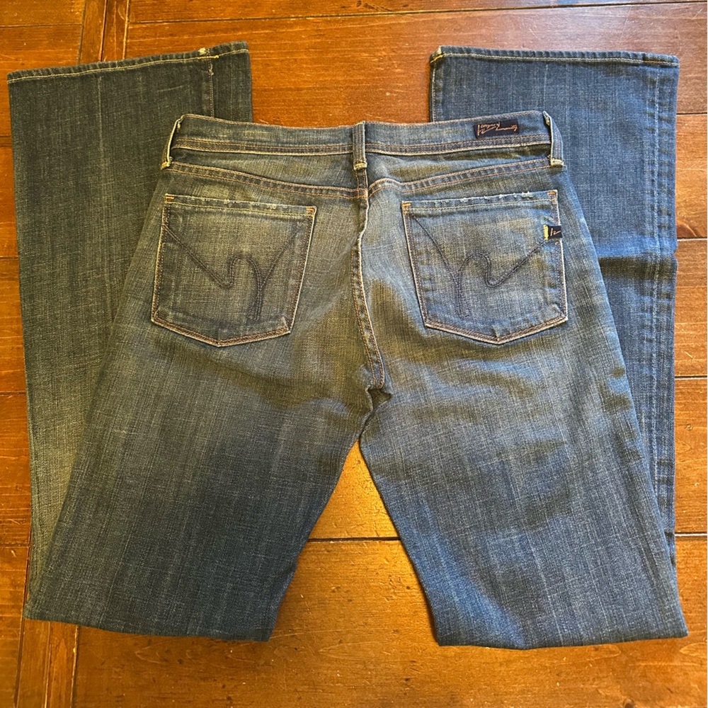 Citizens of Humanity Ingrid Low Waist Bootcut denim.